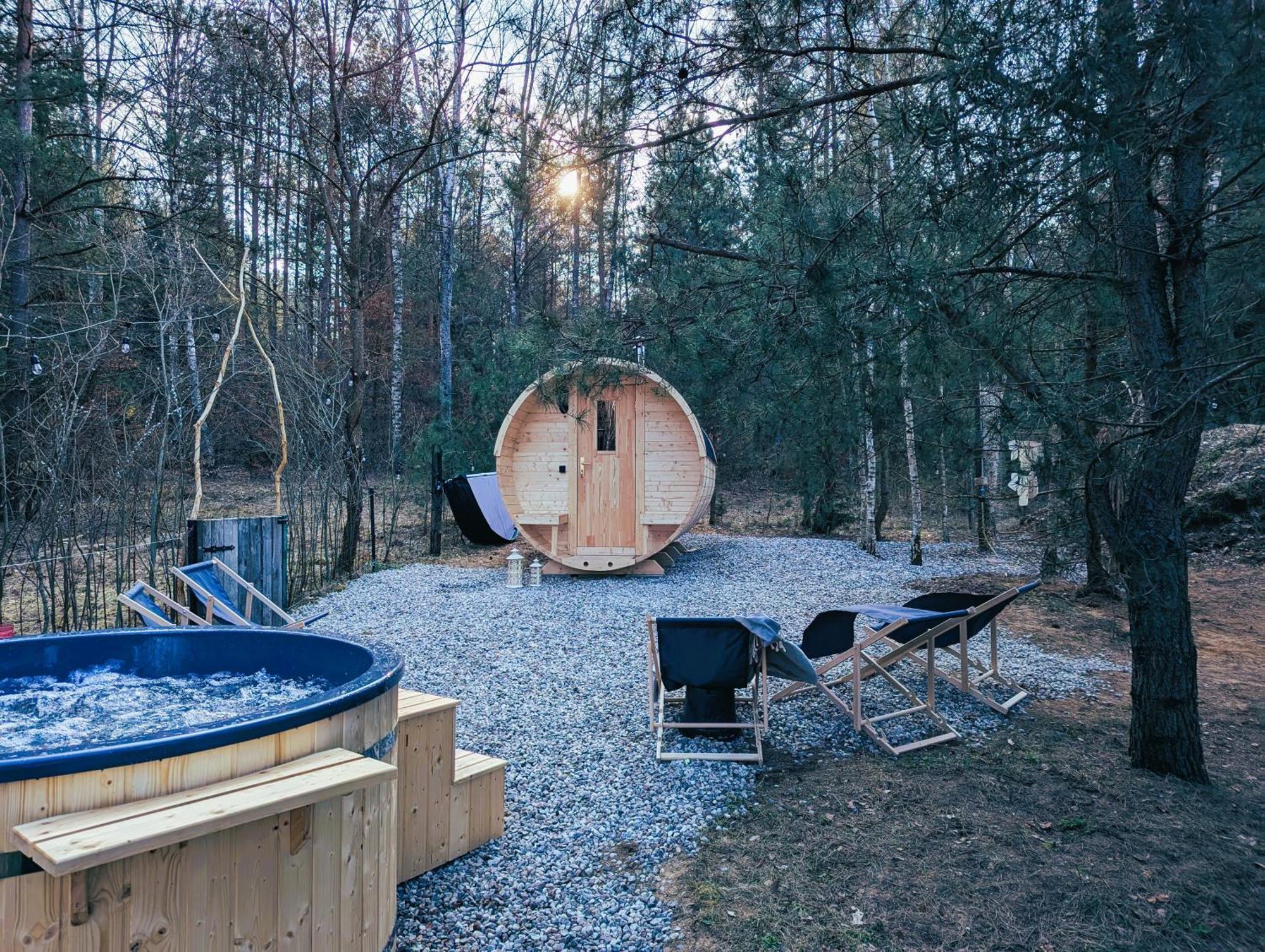 Forreset - Lesny Apartament, Sauna I Balia Jacuzzi Gietrzwałd 외부 사진